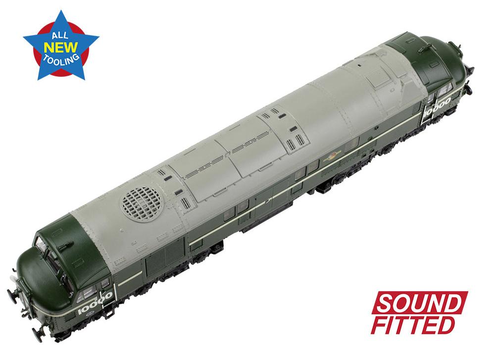 LMS 10000 BR Green (Late Crest) Diesel Locomotive - DCC Sound