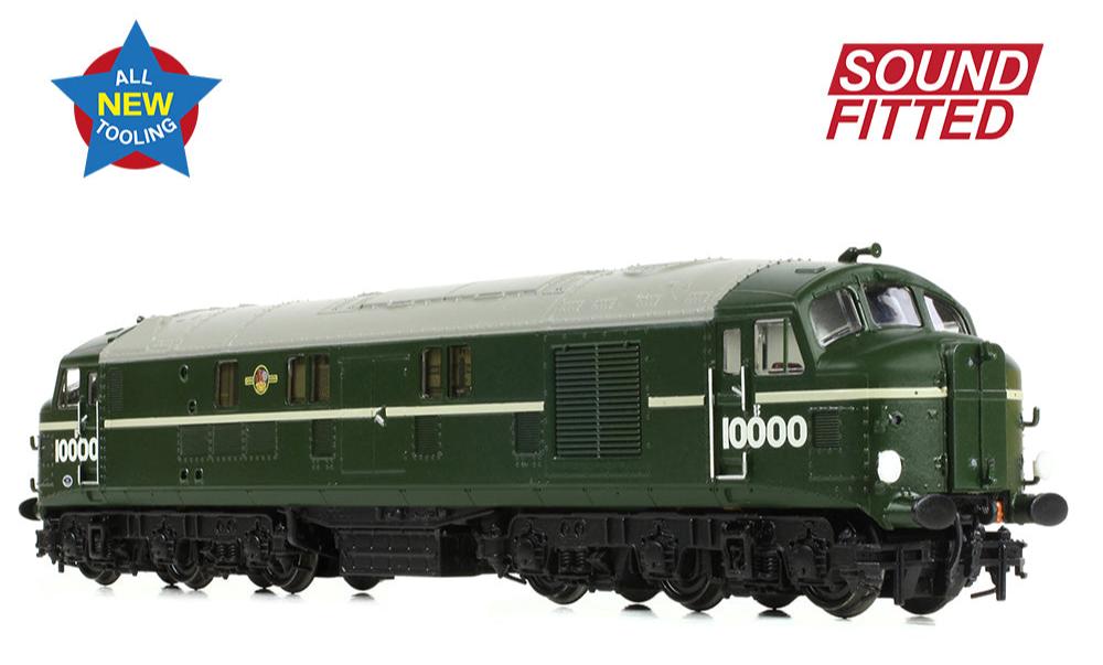 LMS 10000 BR Green (Late Crest) Diesel Locomotive - DCC Sound