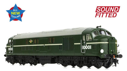 LMS 10001 BR Green (Late Crest) Diesel Locomotive - DCC Sound