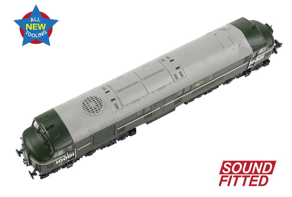 LMS 10001 BR Green (Late Crest) Diesel Locomotive - DCC Sound