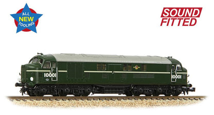 LMS 10001 BR Green (Late Crest) Diesel Locomotive - DCC Sound