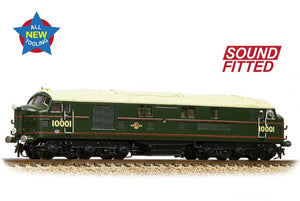 LMS 10001 BR Lined Green (Late Crest) Diesel Locomotive - DCC Sound