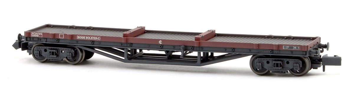 Pre-Owned 30T Bogie Bolster C BR Bauxite (Late) No.922283 - Weathered