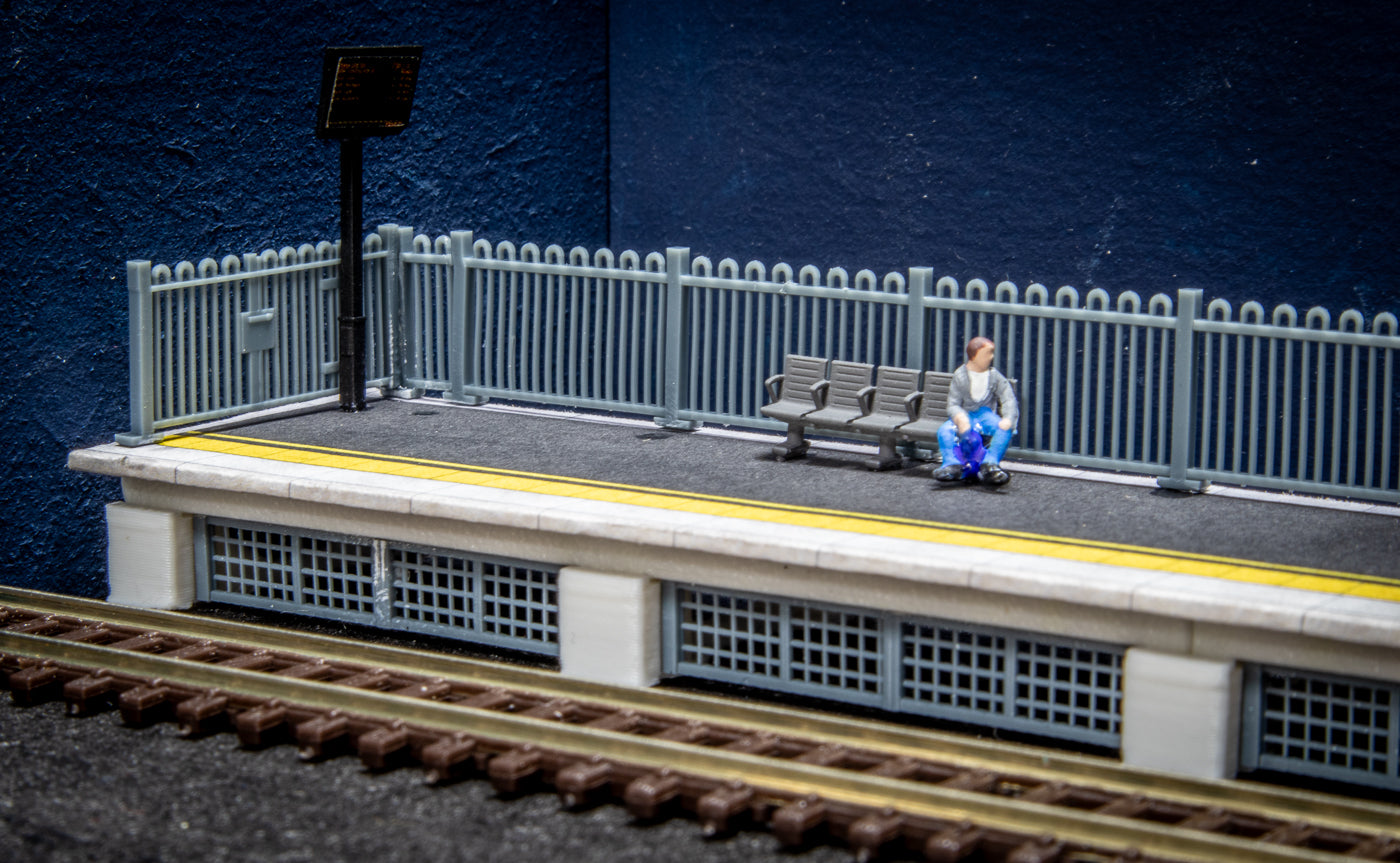 Modern Station Complete Platform Kit (N Gauge)