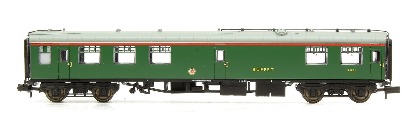 Pre-Owned BR MK1 RMB Mini Buffet Car BR Green Coach No. S1851
