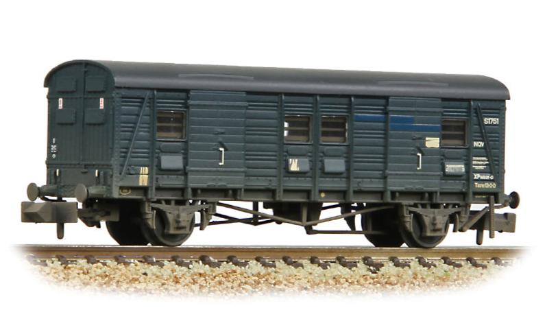 SR NQV (Ex-CCT) Covered Carriage Truck BR Blue No.S1751 - Weathered