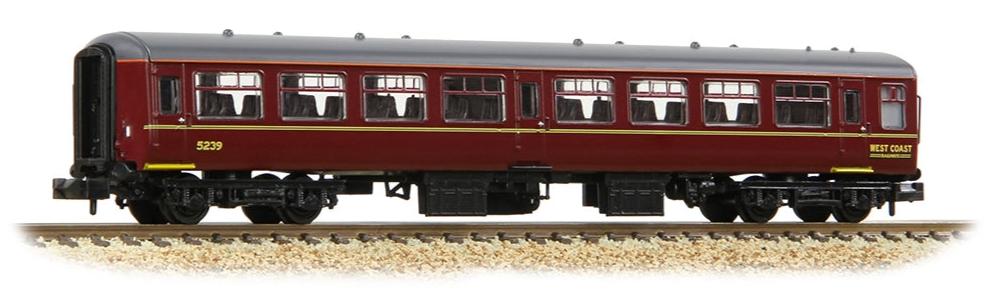 BR MK2A TSO Tourist Second Open WCRC Maroon No.5239