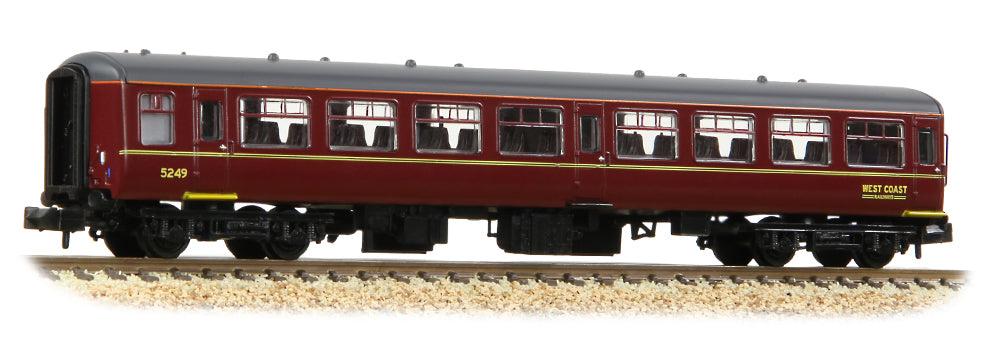 BR Mk2A TSO Tourist Second Open WCRC Maroon No.5249