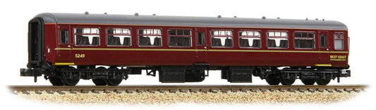 BR Mk2A TSO Tourist Second Open WCRC Maroon No.5249