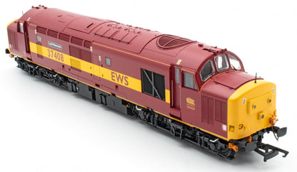 Class 37 Loch Rannoch EWS Maroon & Gold 37408 Diesel Locomotive - DCC Sound