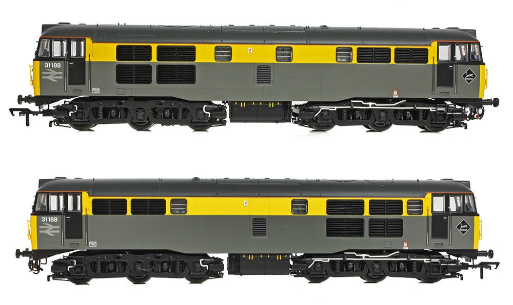 Class 31/1 Refurbished 31188 BR Engineers Grey & Yellow Diesel Locomotive
