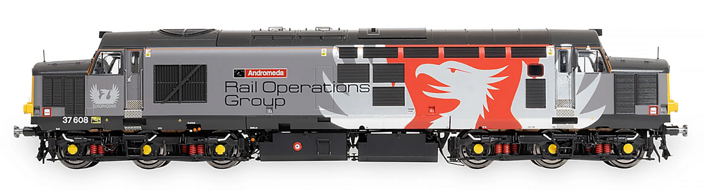 Pre-Owned ACC2319 Class 37/6 37608 'Andromeda' Europhoenix Diesel Locomotive