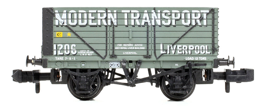 8 Plank Wagon End Door 'Modern Transport Liverpool' Grey No.1206