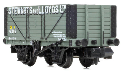 377-150C 8 Plank Wagon Fixed Ends 'Stewarts & Lloyds Ltd' Grey No.6316