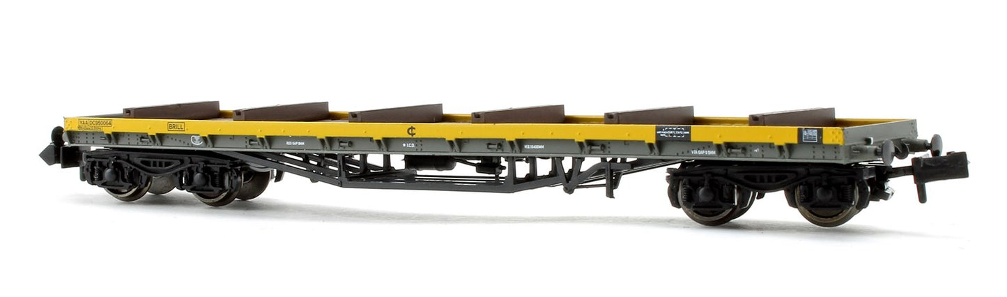 Pre-Owned 80 Tonne glw BDA Bogie Bolster Wagon Departmental Yellow with Load No.950064