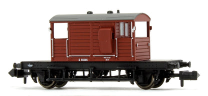Pre-Owned BR Bauxite (Early) SR 25T 'Pill Box' Brake Van No.55585