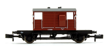 Pre-Owned BR Bauxite (Early) SR 25T 'Pill Box' Brake Van No.55585