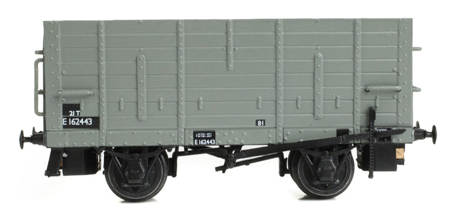 LNER D12 Coal Hopper BR Grey No.E162443