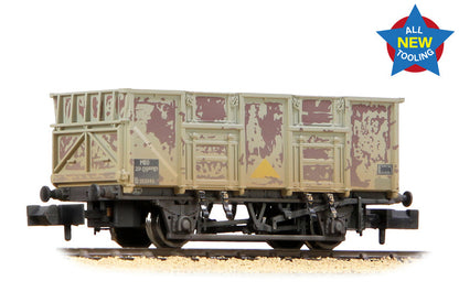 378-052A BR 24.5T Mineral Wagon BR Grey (TOPS) - Weathered