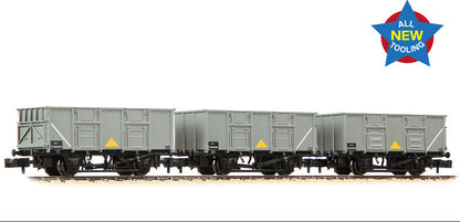 378-055 BR 24.5T Mineral 3-Wagon Pack BR Grey