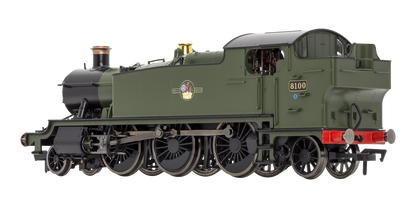 Large Prairie 8100 BR Green Late Crest Steam Locomotive