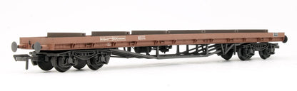 Pre-Owned 38-154 BR BDA Bogie Bolster BR Bauxite (TOPS) 950293 - Weathered