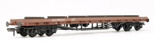 Pre-Owned 38-154 BR BDA Bogie Bolster BR Bauxite (TOPS) 950293 - Weathered