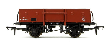 Pre-Owned LNER 13T Steel Open Wagon (Chain Pockets) BR Bauxite (Early) No.482661