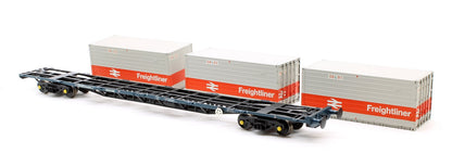 Pre-Owned 38-625 FGA BR Freightliner Outer Container Flats (x2) ISO Containers