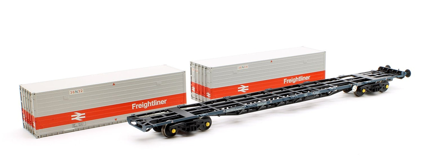 Pre-Owned 38-625 FGA BR Freightliner Outer Container Flats (x2) ISO Containers