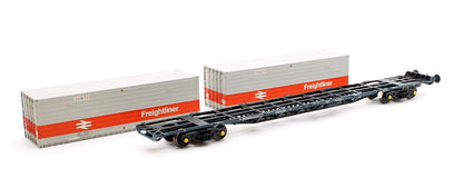 Pre-Owned 38-625 FGA BR Freightliner Outer Container Flats (x2) ISO Containers
