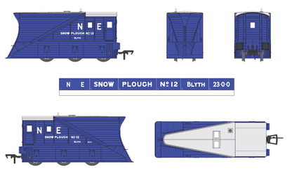 Pair of 2 NER Snowploughs 11 & 12 LNER Blue