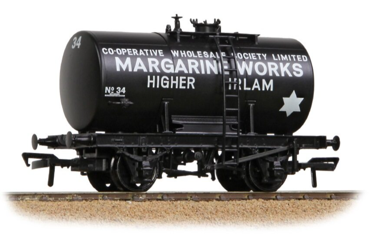 14T Anchor-Mounted Tank Wagon 'Irlam Margarine Works' Black No.34