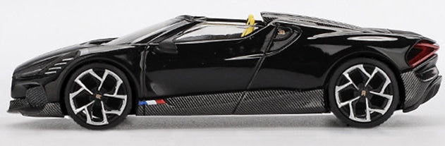 MGT01058-L Bugatti W16 Mistral Black (LHD)