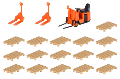 Forklifts & Pallets Model Kit