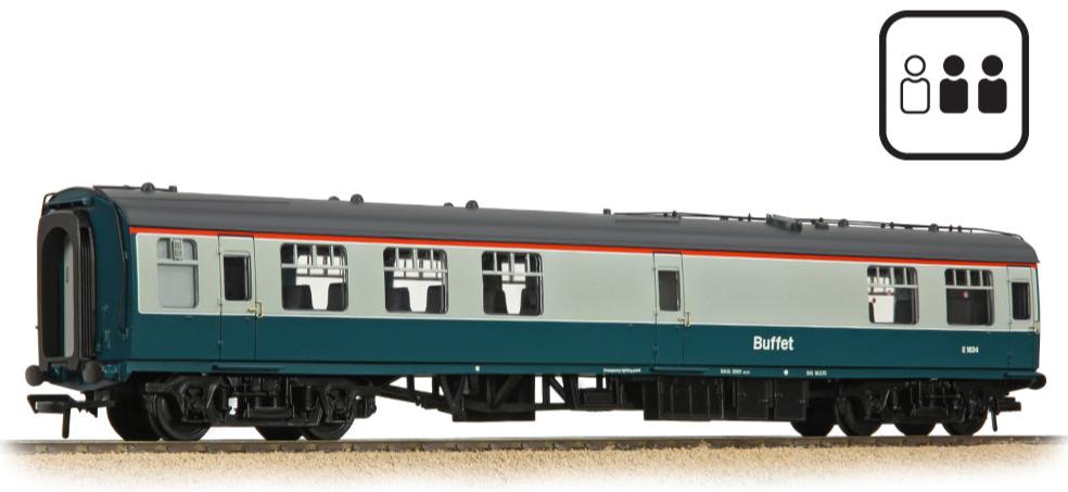 BR Mk1 RMB Restaurant Miniature Buffet BR Blue & Grey E1824 - Fitted Passengers