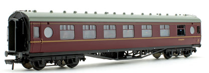 Pre-Owned LMS 60 ft Porthole Corridor Composite BR Maroon Coach M24639M