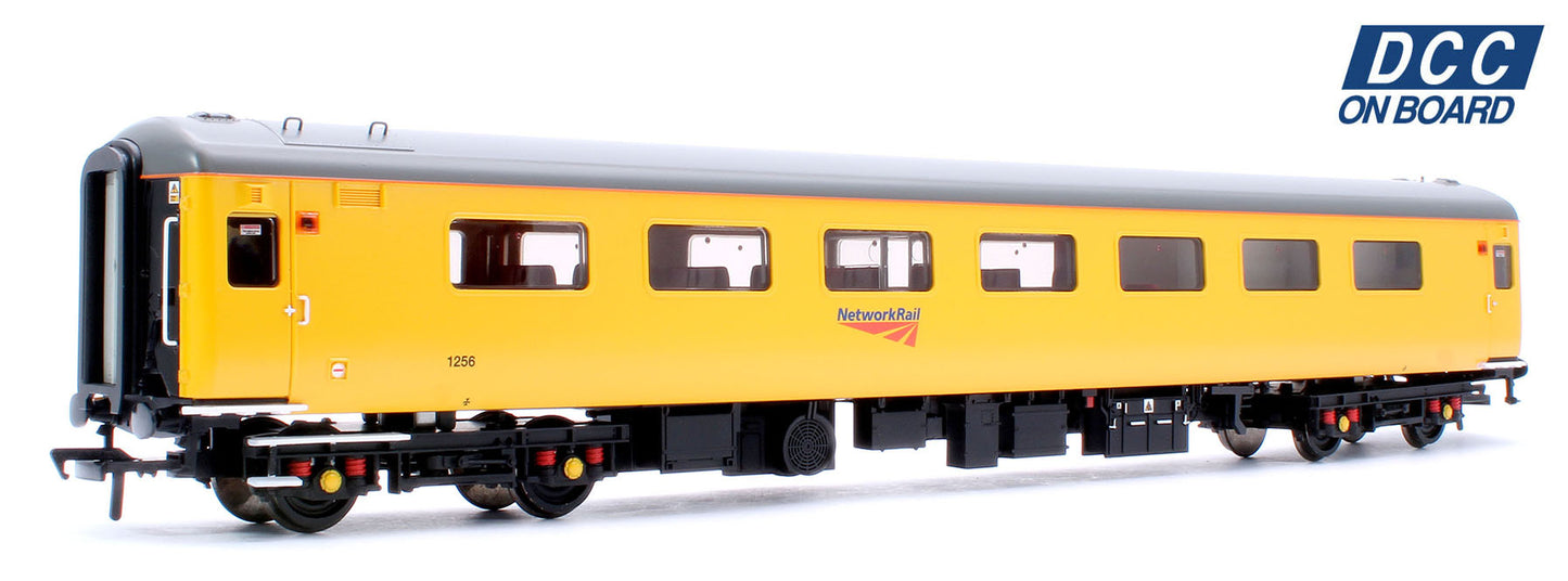 BR Mk2F ex-RFB Staff Coach Network Rail Yellow No.1256 - DCC Fitted