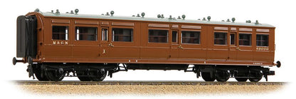 LNWR 50ft Arc Roof Composite Corridor M&GN Brown No.83006