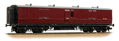 LNWR 50ft Arc Roof Full Brake LMS Crimson Lake No.32505