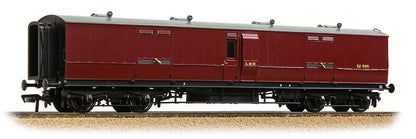 LNWR 50ft Arc Roof Full Brake LMS Crimson Lake No.32505