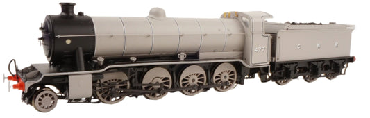 Class O2/1 'Tango' GNR lined grey No. 477 with low running plate, GN cab and tender, tall chimney