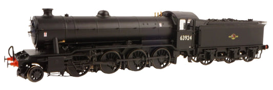 Class O2/4 'Tango' 2-8-0 63924 in BR black with early emblem, LNER cab and GN tender