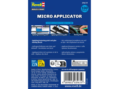 39619 Micro Applicator - 100pcs - 2.5mm - 2.0mm - 1.5mm