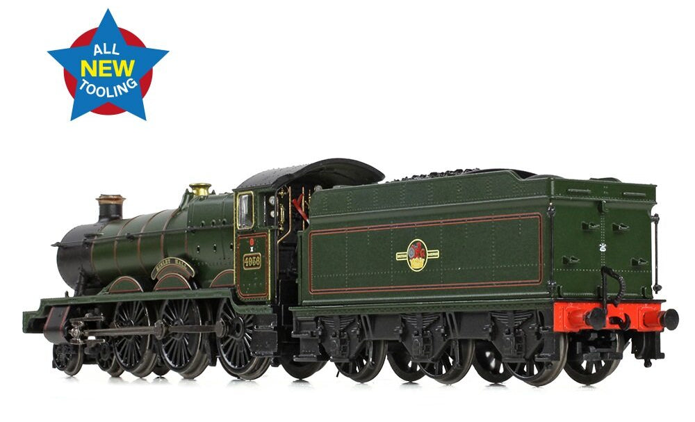 GWR 49XX 'Hall' 4936 'Kinlet Hall' BR Lined Green (Late Crest) Steam Locomotive