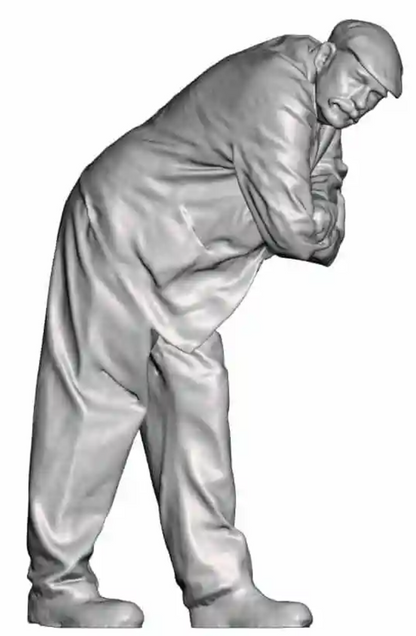 N Gauge - Railway & Lineside - 1948-1968 British Railways - GWR Driver Leaning Cab-side