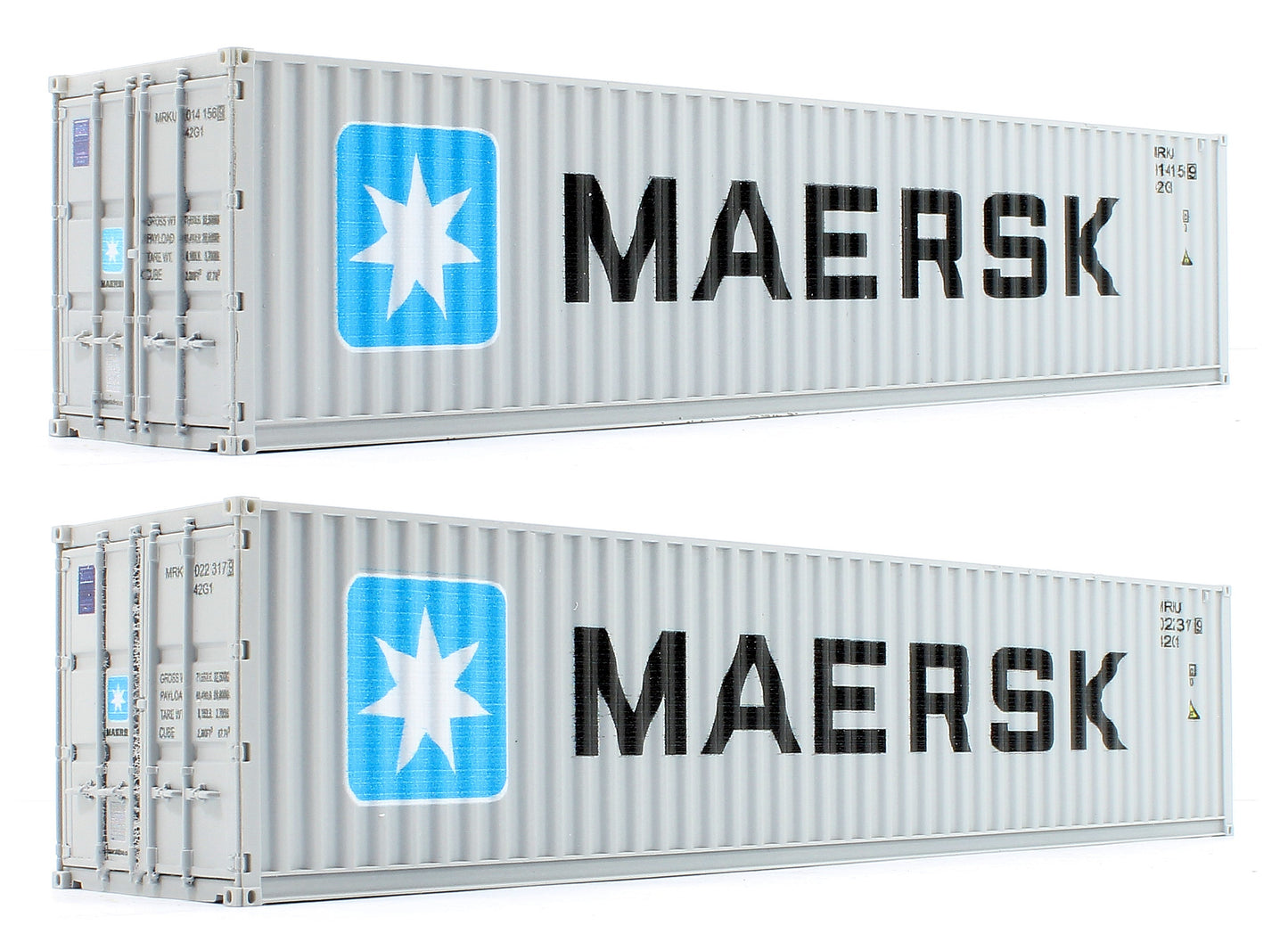 Pre-Owned Container 40 Ft Maersk Twin Pack MRKU 0141156-9 / 022317-9