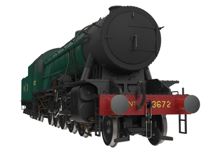 WD Austerity 2-10-0 'Dame Vera Lynn' BR Brunswick Green No.3672 Steam Locomotive - DCC Sound