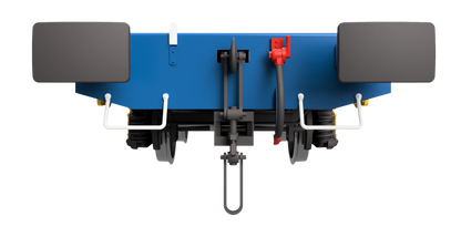 KFA Network Rail Yellow GPS Bogies Black Body Unnumbered