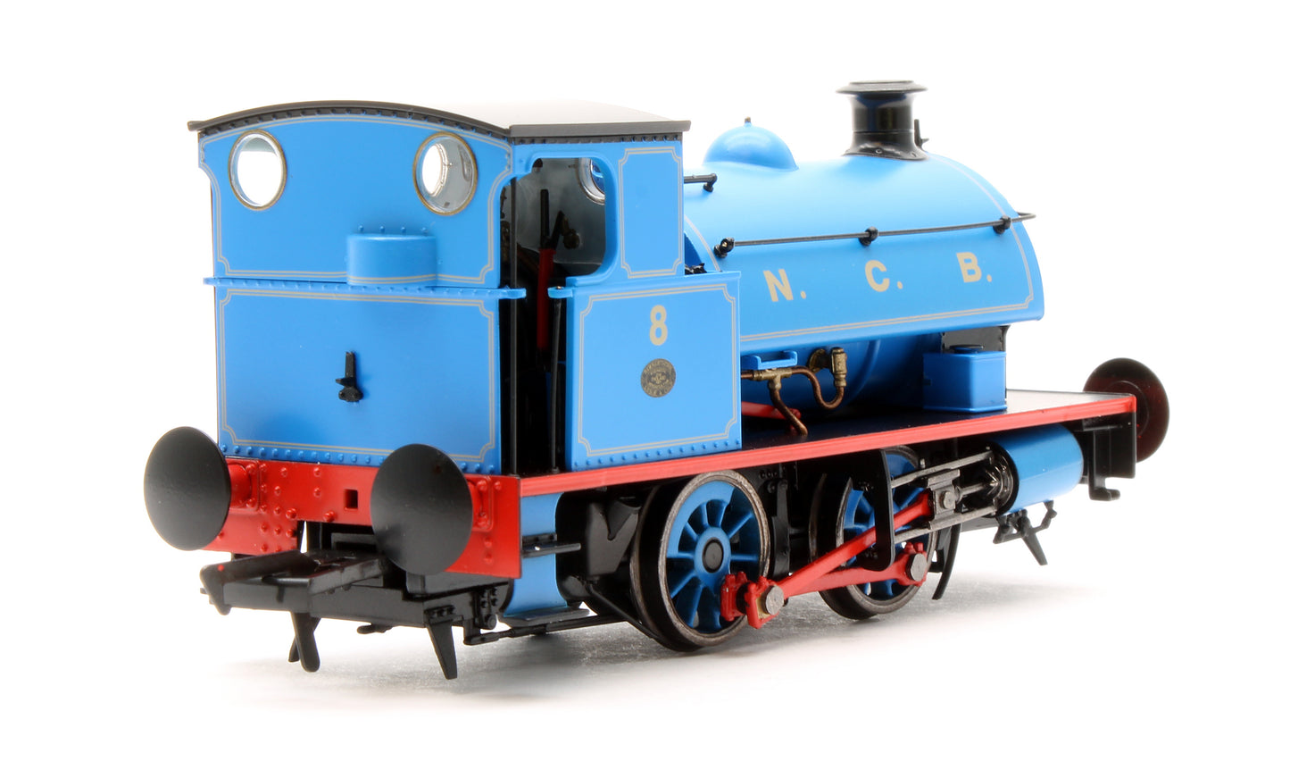 Hawthorn Leslie 0-4-0 Blue Lined Straw NCB - Steam Tank Locomotive - DCC Fitted